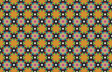 Moroccan seamless pattern in vector format, abstract geometric background image, fabric textile pattern.
