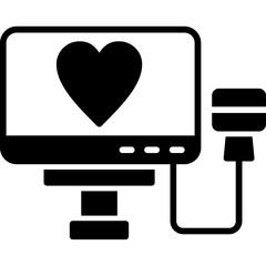 Cardiac Ultrasound Icon