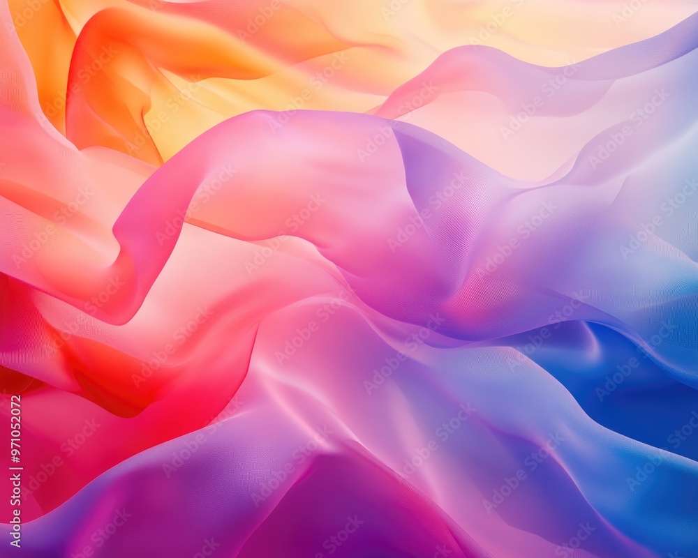 Poster vibrant abstract backdrop featuring a smooth gradient