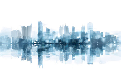 Future abstract urban community