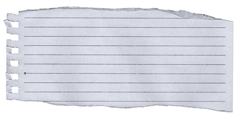 Ripped Torn Paper Edge Texture Transparent Background 