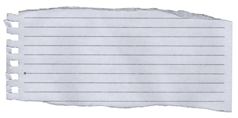 Ripped Torn Paper Edge Texture Transparent Background 