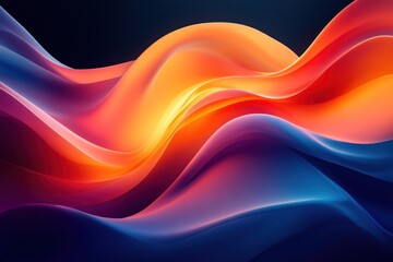 Abstract Liquid Wavy Pattern