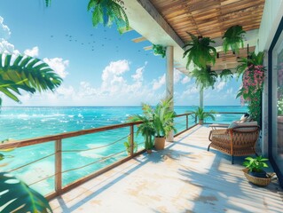 Exotic Beach Retreat