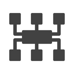 Business Administration Glyph Icon