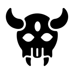 Undead symbol icon in filled style 