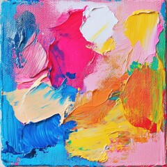 Abstract art with vibrant colors creates a lively and energetic visual appeal, perfect for modern decor and creative projects.