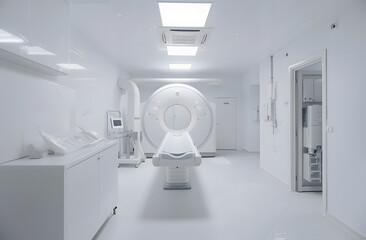 Mri machines in the radiology department at the hospital