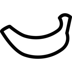 Simple vector icon banana