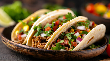 Vegan Jackfruit Tacos Crystal Clear Environment