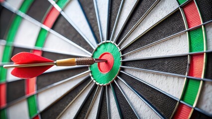 Dart stuck in target plate, dart, target, plate, bullseye, stuck, accuracy, precision, game, sport, aim, hit, success, competition