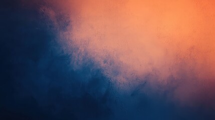 A serene blend of blue and orange colors softly merges in the sky, creating a calming backdrop reminiscent of twilight moments. This natural gradient evokes peace