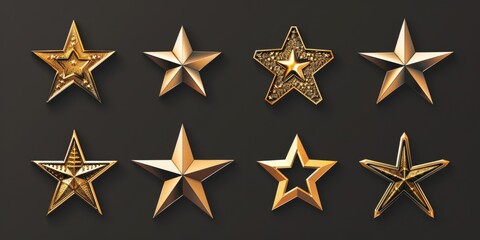 Obraz premium Luxury Star Signs