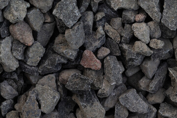 Abstract Gravel Background. Construction Material. Gravel Texture