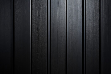 A matte black background with bold, glossy black stripes running vertically. The contrast between the matte and glossy textures creates a subtle, sophisticated pattern, with light softly catching the
