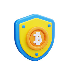 shield 3d render icons