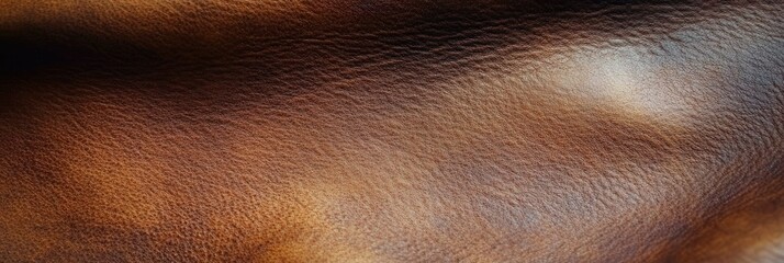 Fototapeta premium High-resolution texture of rich brown leather with visible stitching details, perfect for backgrounds, product mockups, or designs that require a luxurious, vintage, or rugged aesthetic in fashion, up