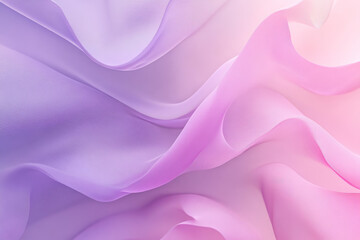Obraz premium A soft, pastel background in pink and lavender, featuring delicate curved shadows that add a gentle, romantic touch. The design is ideal for a serene, feminine aesthetic.