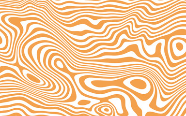 Caramel background. Vector wavy pattern with candy texture. Liquid peanut cream illustration