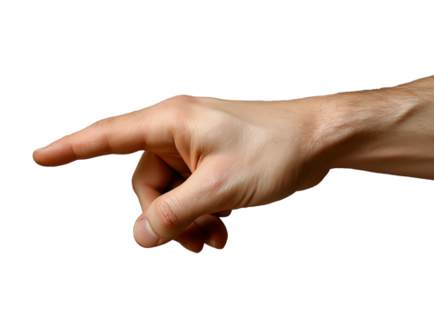 hand pointing