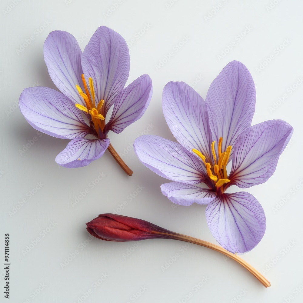 Canvas Prints Crocus sativus' flower produces saffron, a spice