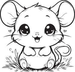 cute rat clipart vector design,awesome cute rat svg,high resolution printable cute rat artwork