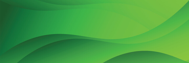 Abstract green wavy background. Vector EPS 10