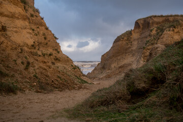 sunset in the mountains