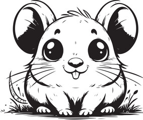 cute rat clipart vector design,awesome cute rat svg,high resolution printable cute rat artwork