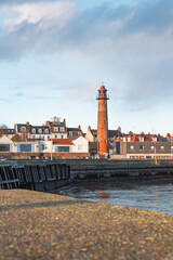 lighthouse in the port