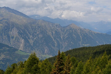 Fototapeta premium Schöne Landschaft auf dem Hirzer in Südtirol 