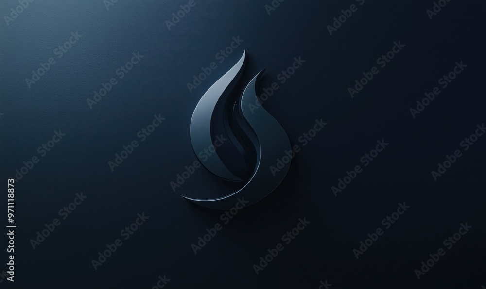 Poster a black and white image of a flame with a black background. the flame is the main focus of the image