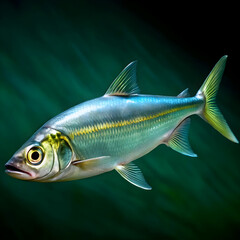 Fototapeta premium skipjack shad alosa chrysochloris fish from north