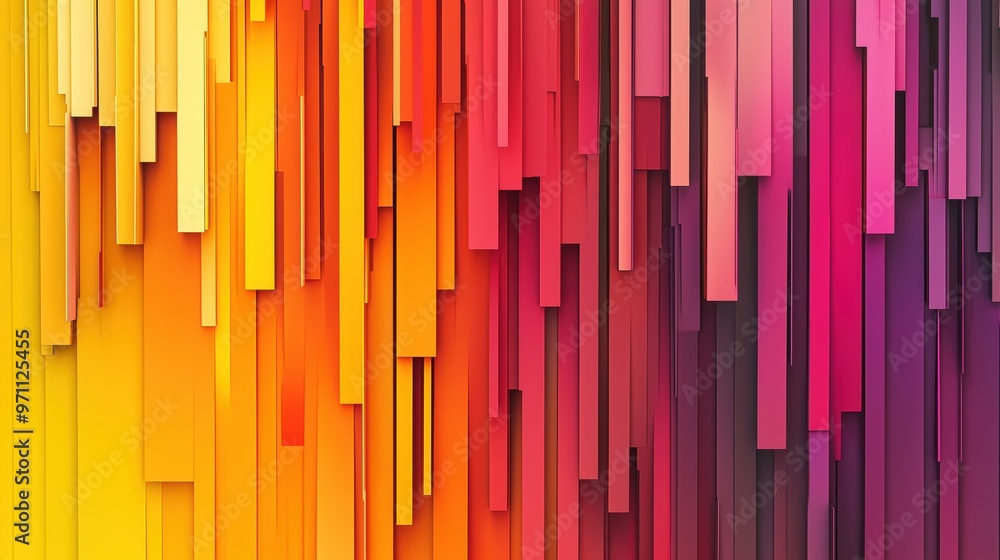Poster a colorful, abstract painting with many different colors and shapes. the painting is full of energy 
