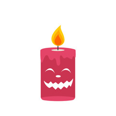 Halloween Candle Illustration
