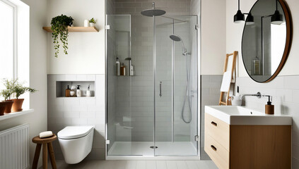 Designing a bathroom in Scandinavian style