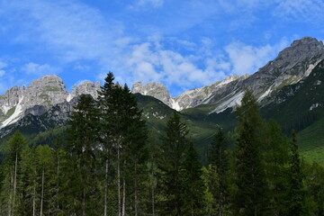 Obraz premium Schöne Landschaft im Stubaital in Tirol