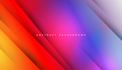 Fototapeta premium Abstract colorful shapes background with shadow lines