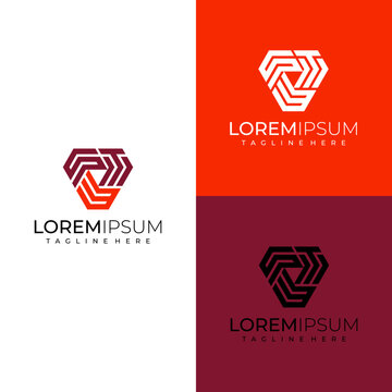  letter symbol STW modern logo