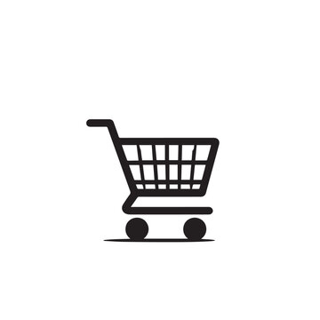 recommend clip art: Shopping cart silhouette. Shopping trolley vector design. Shopping cart vector illustration isolated on white. background.