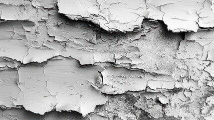 White grunge texture, concrete wall background. Abstract white, gray cement and stucco wall texture for a design banner or wallpaper. Black and white. 