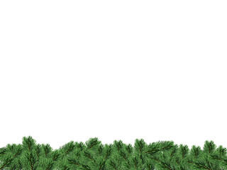 fir leaves transparent png for christmas or happy new year poster, banner, blur fir leaves or pine leaves png for advertisement, social media creative.