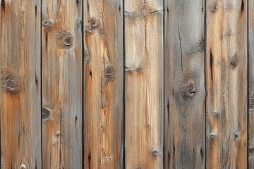 Naklejka premium Weathered wood plank texture background. Perfect for rustic and vintage design projects.