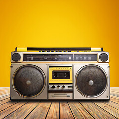 Obraz premium Old-School-Radio-Retro-Style.jpg