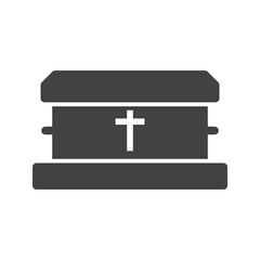 Obraz premium Funeral Glyph Icons