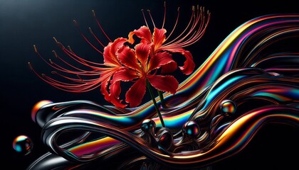 Molten Metal Higanbana Flower