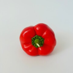 Red Bell Pepper Vegetable as Salad Ingredient