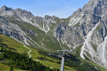 Schöne Landschaft auf Schlick 2000 im Stubaital