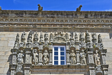 Santiago de Compostela, Galizia, la porta Santa della cattedrale - Spagna