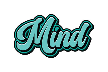 elegant design 3d text effect word 